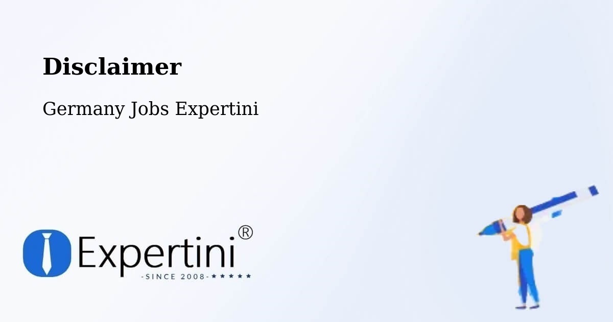 Disclaimer – Werl - Germany Jobs Expertini